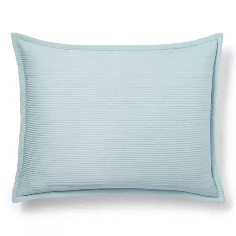 NWT – Ralph Lauren Spencer Matelasse King Sham – Soft Teal
